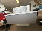 Fiora Badmeubel Grijs Wit 80x46 Geribbeld Front Softclose, Doe-het-zelf en Verbouw, Sanitair, Ophalen, Overige typen, Info@dealplein.nl