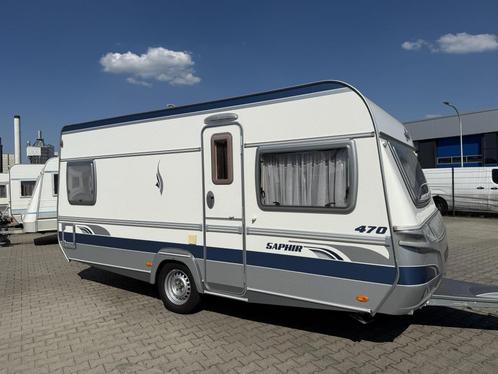 Fendt Saphir 470 TF bouwjaar 2006 met voortent, Caravans en Kamperen, Caravans, Bedrijf, tot en met 4, 1000 - 1250 kg, Rondzit