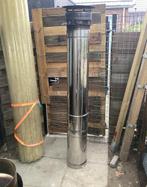 RVS dubbelwandig Rookkanaal, Ophalen, Gebruikt