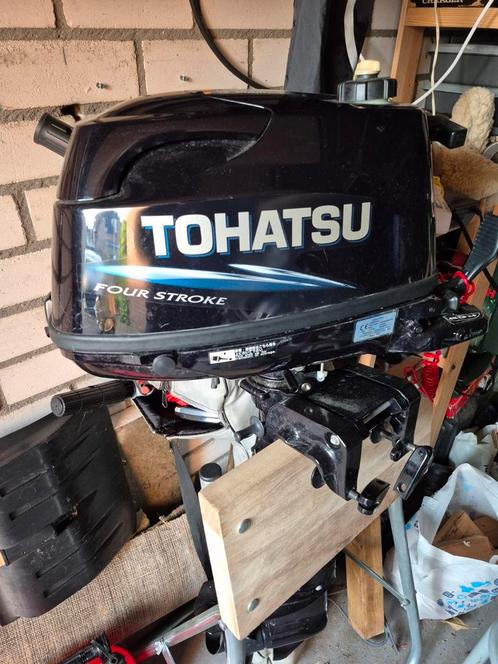 Te koop Tohatsu / Mercury / Mariner 4pk, Watersport en Boten, Buiten- en Binnenboordmotoren, Zo goed als nieuw, Benzine, Ophalen