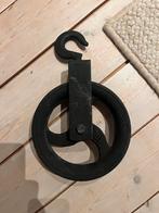 Antieke Katrol - Gereedschap en Instrumenten Decoratie, Ophalen of Verzenden