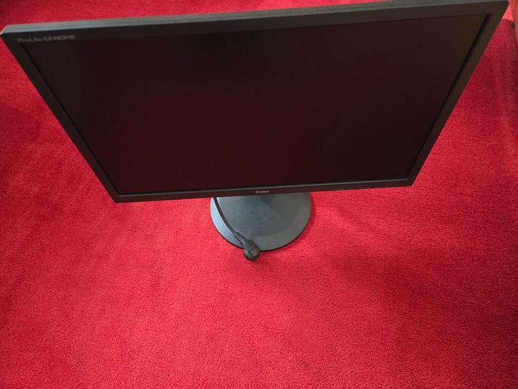 Iiyama ProLite E2483HS 24 inch monitor, Computers en Software, Monitoren, Gebruikt, 60 Hz of minder, HDMI, VGA, LED, Full HD, 5 ms of meer