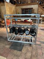 Lichtset 9x LED PAR64 spots + verrijdbaar rack, Ophalen, Gebruikt