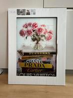 Glasschilderij met bloemen Ter Halle 60x80 cm, Ophalen, Nieuw, Schilderij, 75 cm of meer