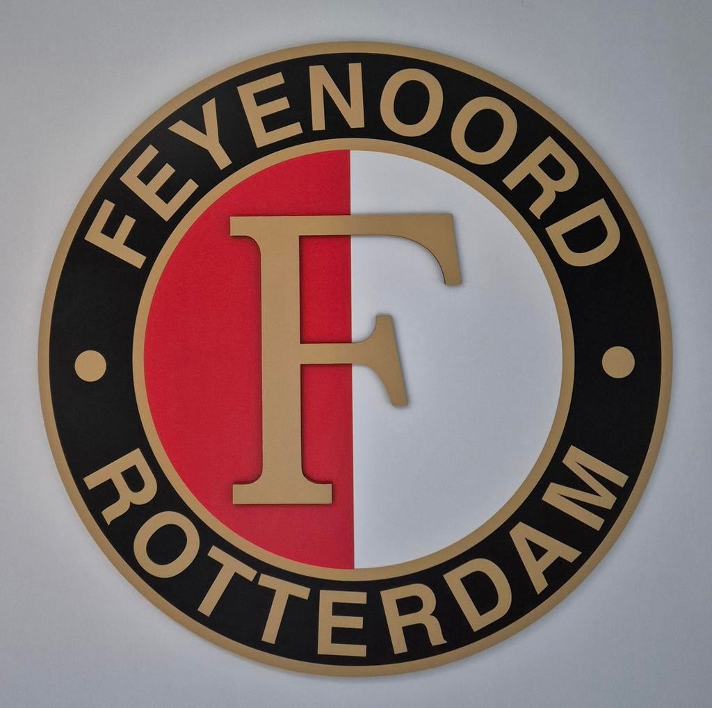 Uniek Feyenoord Logo - Diameter 115cm, Ophalen of Verzenden, Zo goed als nieuw