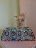 Vintage Make-up tasje met Bloemenprint, Ophalen of Verzenden, Overige kleuren, Overige typen