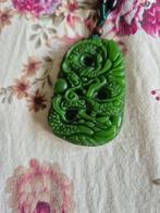 Jade Draak Hanger, Met hanger, Nieuw, Ophalen of Verzenden, Steen of Mineraal
