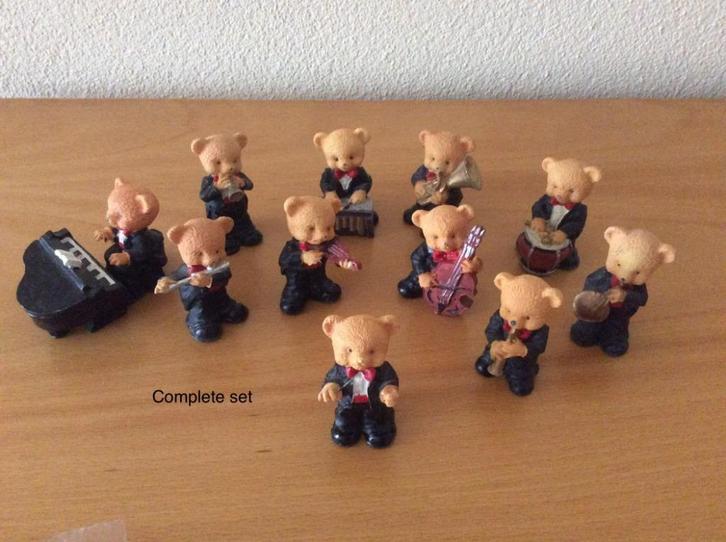 beren orkest - beren figuurtjes, Verzamelen, Beren en Cherished Teddies, Zo goed als nieuw, Beeldje, Overige merken, Ophalen