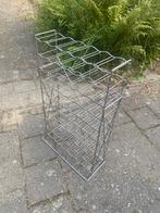 Metalen wijnrek voor 60 flessen, Huis en Inrichting, Woonaccessoires | Wijnrekken, Gebruikt, Ophalen of Verzenden, 25 flessen of meer