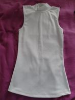 lang wit/ creme achtig shirt mt xs *nieuw*, Wit, Nieuw, Ophalen of Verzenden, Zonder mouw