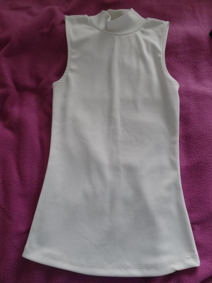 lang wit/ creme achtig shirt mt xs *nieuw*, Kleding | Dames, T-shirts, Nieuw, Maat 34 (XS) of kleiner, Wit, Zonder mouw, Ophalen of Verzenden