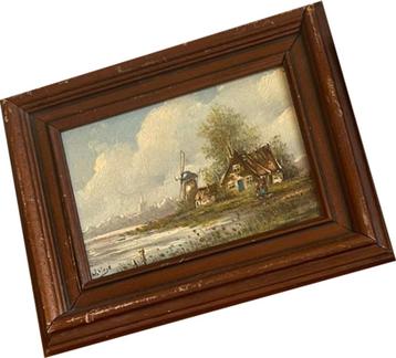 Schilderijtje ca 24x18 beschikbaar voor biedingen