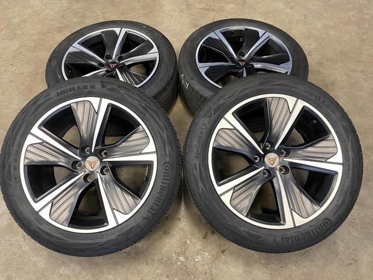 18 inch originele velgen + banden CUPRA  Formentor, Auto-onderdelen, Banden en Velgen, Banden en Velgen, Zomerbanden, 18 inch