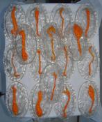 La Murrina Murano glazen lamp schaaltjes onderdelen 60's, Ophalen, Gebruikt, Glas, Space age