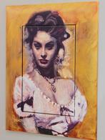 Sophia Loren mixed media Peter Donkersloot, Ophalen of Verzenden