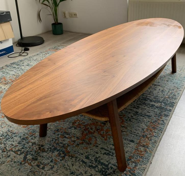Coffee Table, Huis en Inrichting, Tafels | Salontafels, Gebruikt, Minder dan 50 cm, 50 tot 100 cm, 150 tot 200 cm, Ovaal, Ophalen
