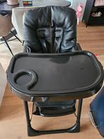 Zwarte kinderstoel in hele goede staat!, Kinderen en Baby's, Kinderstoelen, Ophalen, Zo goed als nieuw, Inklapstoel, Gordel(s)