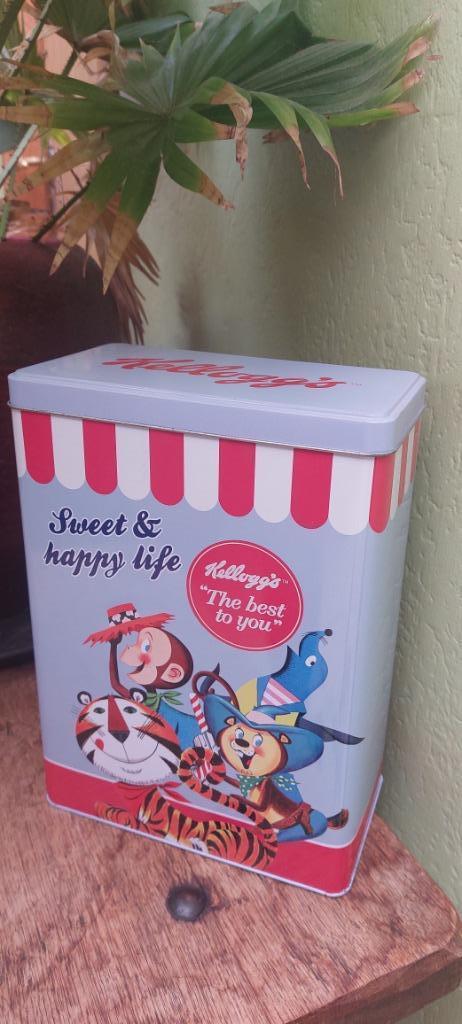originele Blikken doos Kellogg's, Verzamelen, Blikken, Nieuw, Overige, Overige merken, Ophalen of Verzenden