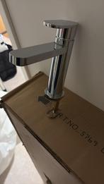 Badkamer Kast, Wasbak, Kraan & Spiegel met Licht, Gebruikt, Wit, Overige typen, Ophalen of Verzenden