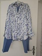 Dames broek pakken, Kostuum of Pak, Blauw, Maat 42/44 (L), Nieuw