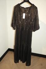 SET nieuwe maxi dress zwart gouden stippeltjes Nieuw M, Maat 38/40 (M), SET, Verzenden, Zwart