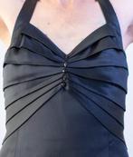 Galajurk, zwarte jurk, cocktaildress S/M, Maat 38/40 (M), Zwart, Ophalen of Verzenden, Zo goed als nieuw