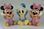 Vintage minnie mouse en donald duck piep beestjes, Disney, Beeldje of Figuurtje, Ophalen of Verzenden, Zo goed als nieuw