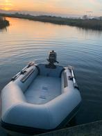 Rubberboot met 4 pk buitenboord motor, Hobby en Vrije tijd, Overige Hobby en Vrije tijd, Zo goed als nieuw, Ophalen