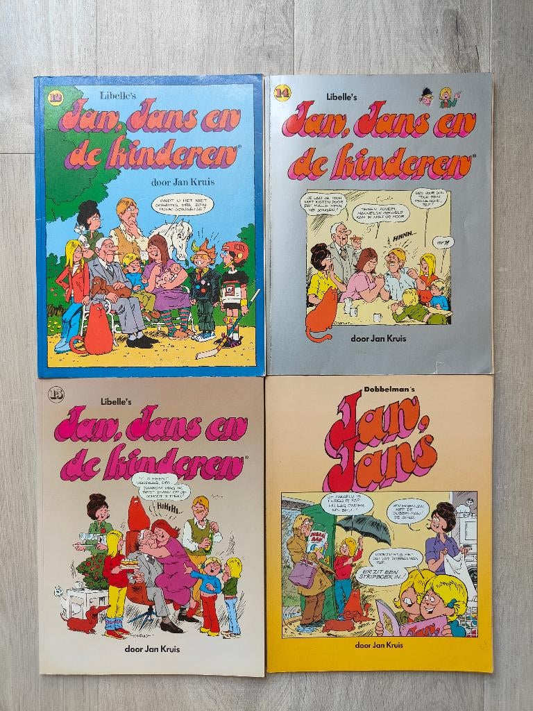 Jan, Jans en de Kinderen 4x 1e druk (vintage), Boeken, Meerdere stripboeken, Ophalen of Verzenden, Gelezen, Jan Kruis