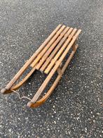 Vintage houten tweepersoons slee, Gebruikt, Hout, Ophalen