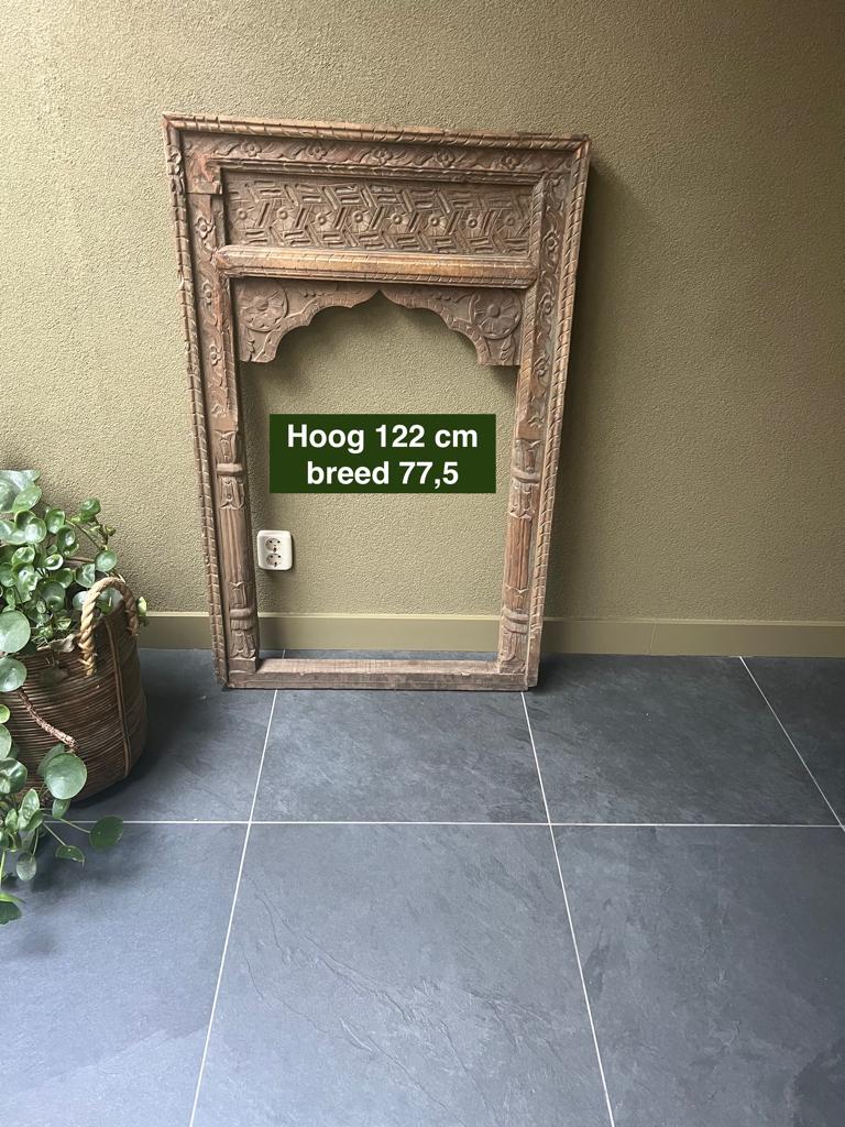 India wandpaneel poortdeur Indiase houtsnijwerk paneel deur, Verburgt Vintage, Nieuw, Ophalen of Verzenden, https://verburgtvintage.nl/#contact