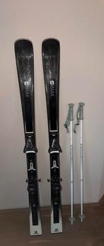 Salomon S/Max W 10 ski’s + Salomon stokken, Sport en Fitness, Skiën en Langlaufen, Ophalen, 160 tot 180 cm, Salomon, Zo goed als nieuw
