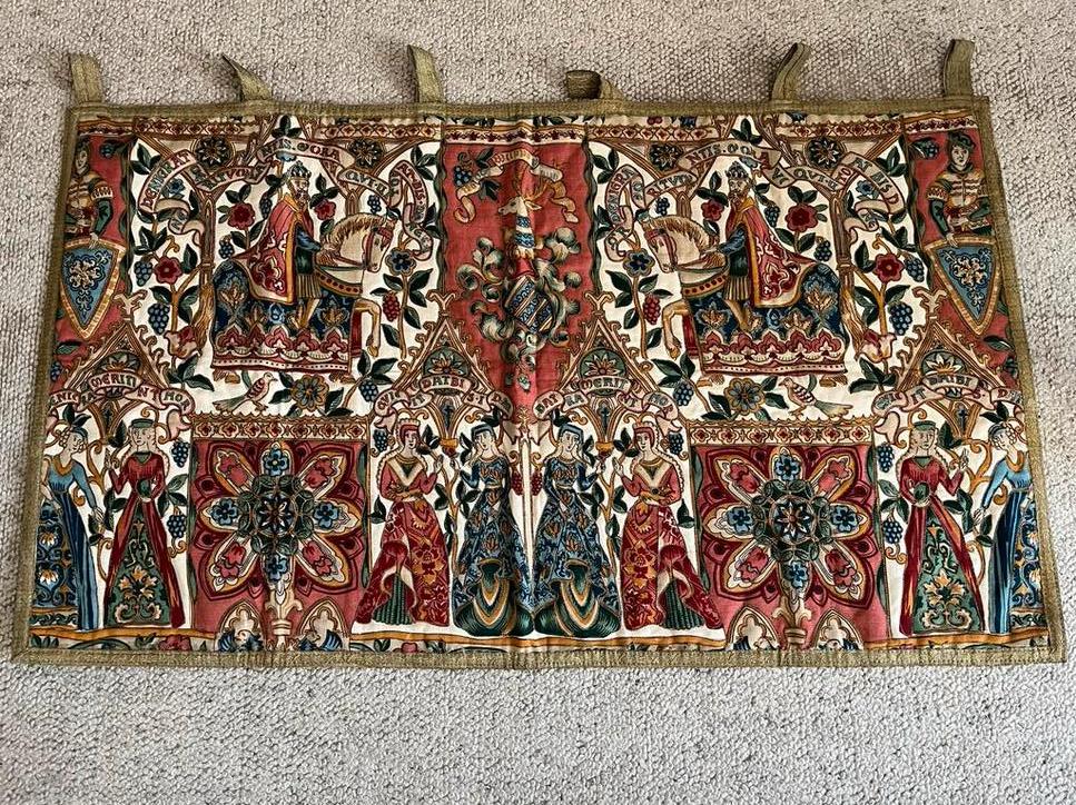 Vintage Frans wandkleed met Renaissance afbeelding, Ophalen