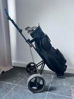 Golftrolley Turfmaster met Tas en Clubs - Starterset, Ophalen of Verzenden, Gebruikt, Set, Overige merken