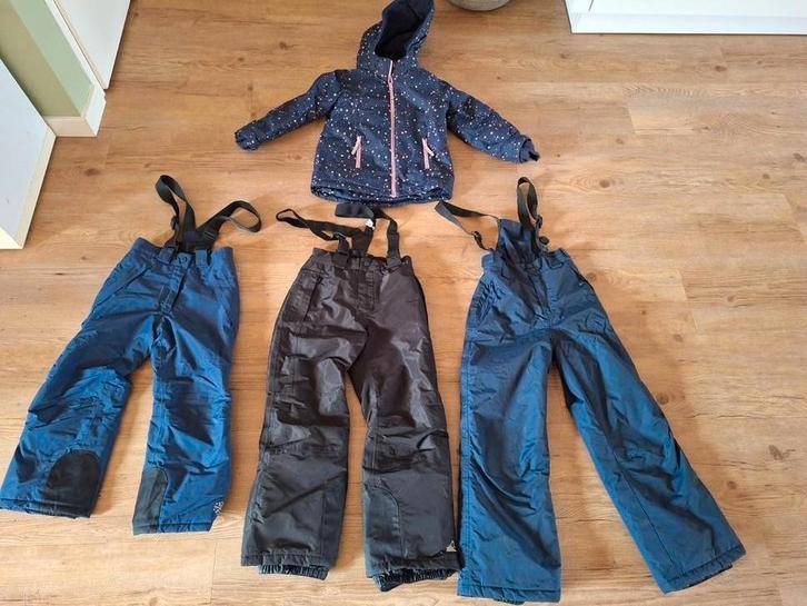Skibroeken & Ski-jas 110 122-128 140, Kinderen en Baby's, Kinderkleding | Schoenen en Sokken, Gebruikt, Overige typen, Jongen of Meisje