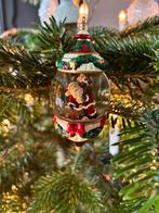 Brocante kerst ornamenten kerstman en beertje., Ophalen of Verzenden, Zo goed als nieuw