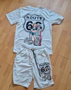 Nieuwe Route 66 pin-up set maat S wit. Okselmaat 47 cm., Ophalen of Verzenden, Nieuw, Maat 38/40 (M)