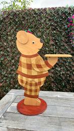 Houten butler, bijzettafel, Ophalen, Zo goed als nieuw, Rechthoekig, Minder dan 55 cm