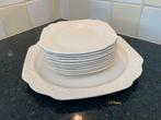 Crown Devon England, Embossed Square Cake Plate Set, Ophalen of Verzenden, Nieuw, Overige stijlen