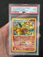 Pokémon PSA 9 Charizard Arceus Cracked Ice Holo #1 Platinum, Ophalen of Verzenden, Zo goed als nieuw, Losse kaart, Foil
