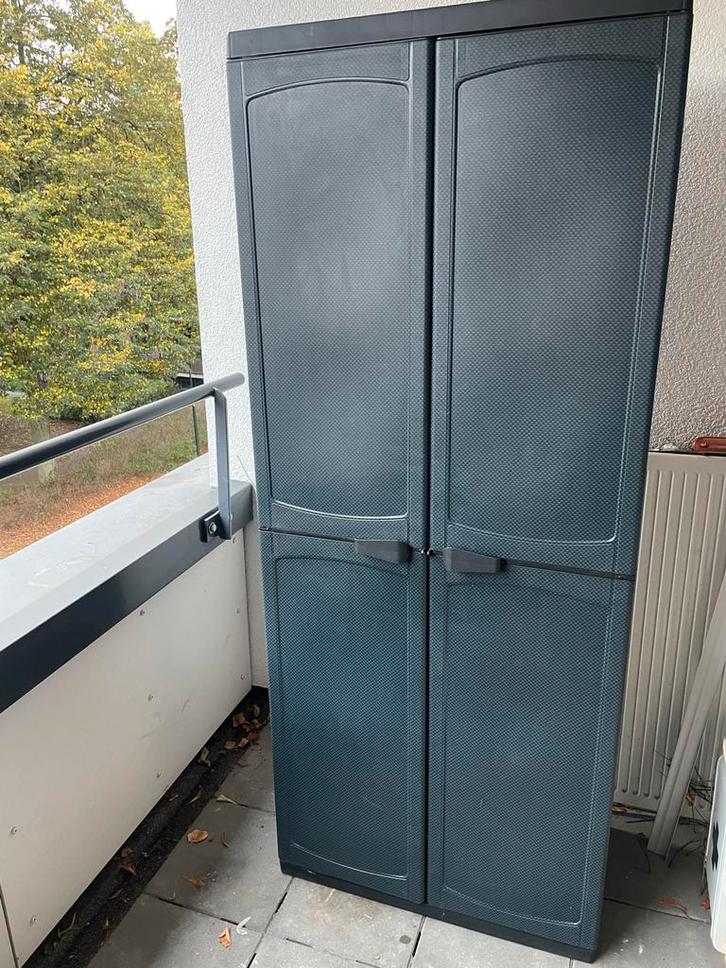 Kunststof Bergingkast - Ideaal voor Balkon of tuin, Tuin en Terras, Bergingen en Tuinkasten, Gebruikt, Overige typen, Kunststof