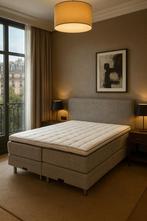 Boxspring Elektrisch 160x200 Grijs Direct leverbaar E-7194, #Boxspring#180cm#Elektrisch#Grijs#2-persoons, Ophalen of Verzenden