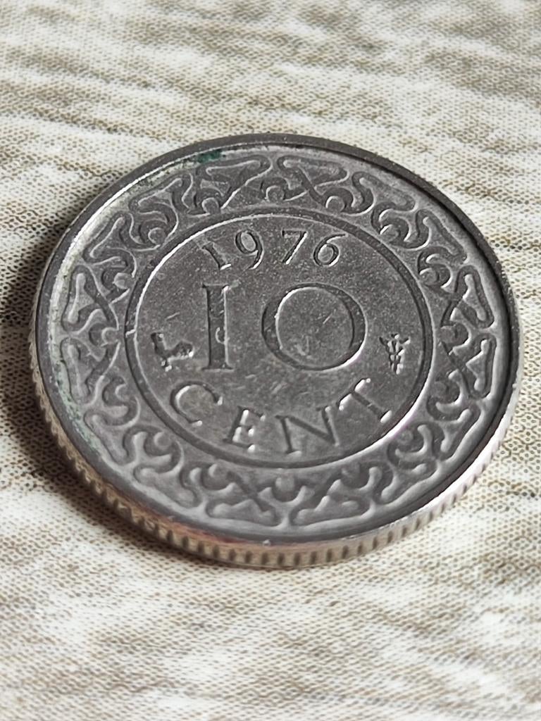 Surinaamse 10 cent munt 1976, Ophalen