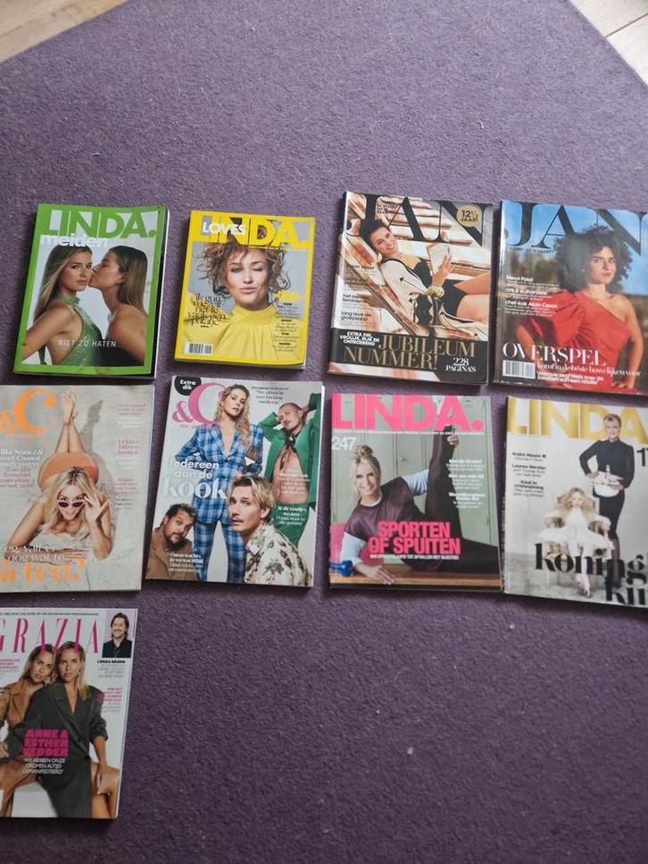 UITZOEKEN VOOR € 0,50 P/ST. LINDA'S, JAN, ELEGANCE,CHANTAL, Boeken, Tijdschriften en Kranten, Gelezen, Glossy, Ophalen of Verzenden