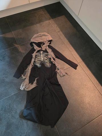 Halloween skelet verkleedpak maat 158/164 beschikbaar voor biedingen