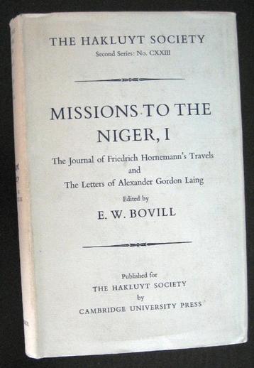 Missions to the Niger V1 Hornemann's Travels HC Afrika beschikbaar voor biedingen