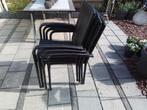 Tuinstoelen ( 4 stuks ), Tuin en Terras, Tuinstoelen, Ophalen, Zo goed als nieuw, Stapelbaar