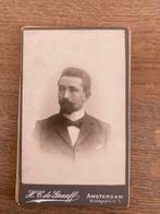 CDV man door H G de Graaf Amsterdam, Ophalen of Verzenden, Voor 1940, Zo goed als nieuw, Foto