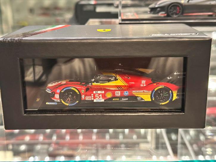 Looksmart Ferrari 499P #51 Le Mans 2024 1/43 Giovinazzi, Hobby en Vrije tijd, Modelauto's | 1:43, Zo goed als nieuw, Overige merken