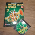 de Haske: Horen,lezen&spelen deel 3 muziekboek voor trompet, Les of Cursus, Ophalen of Verzenden, Zo goed als nieuw, Blues